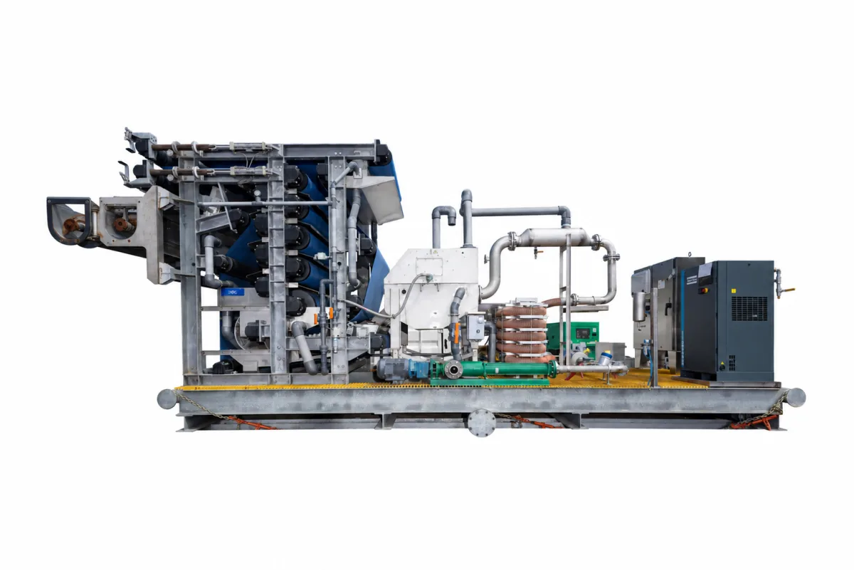 DTZ hybrid dewatering unit